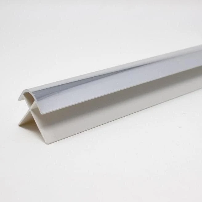 External Corner Silver Trim for 10mm Panels - Image 2