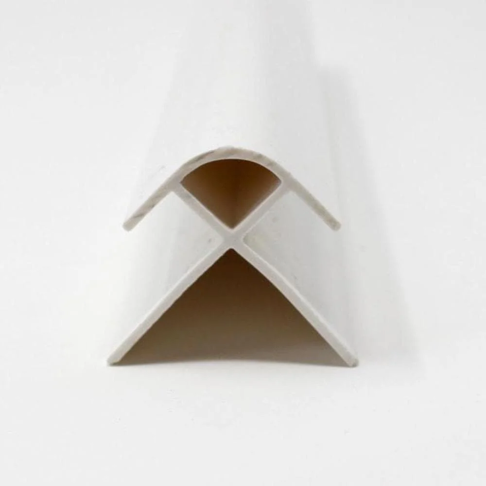 External Corner White Trim for 10mm Panels
