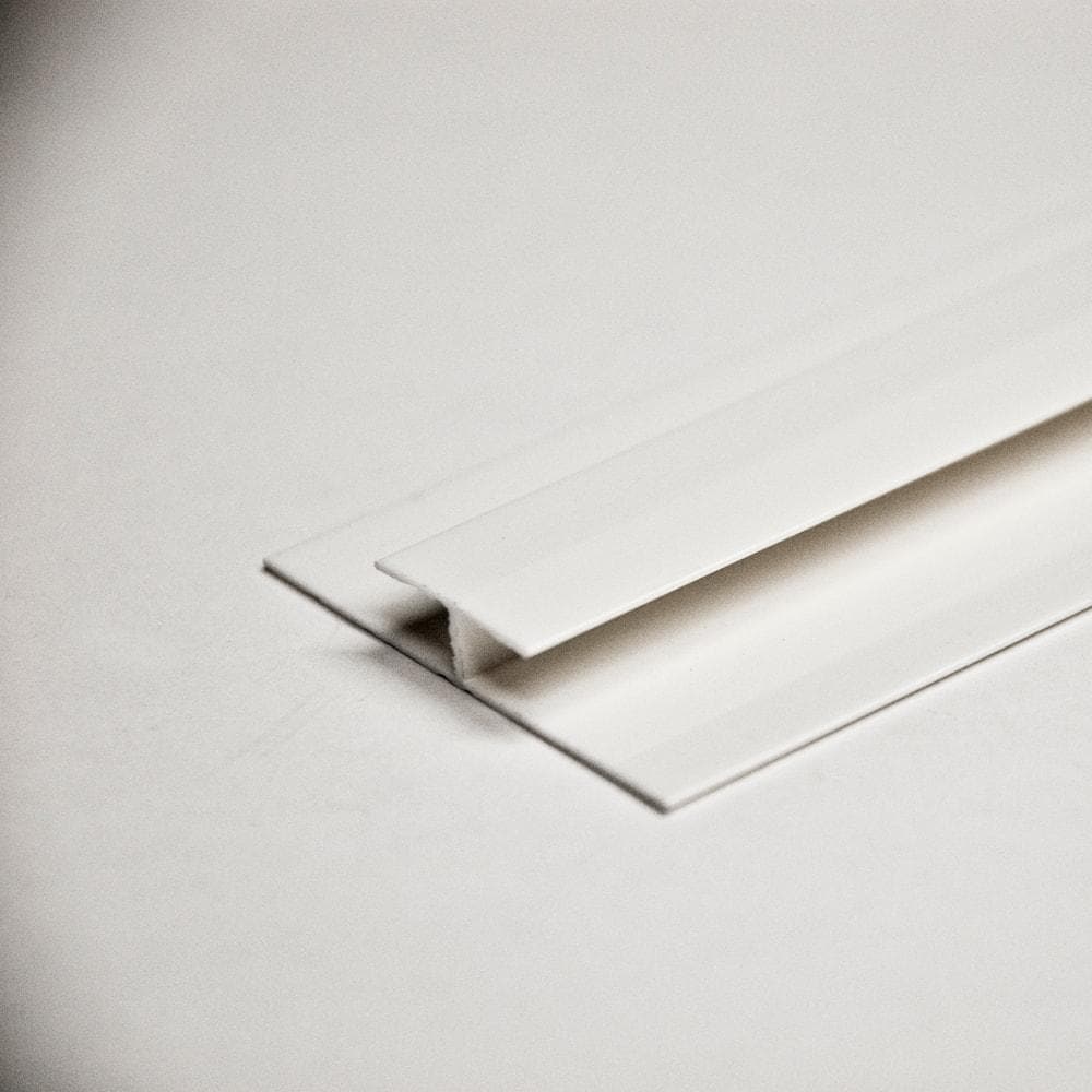 H Trim White for 8mm Panels