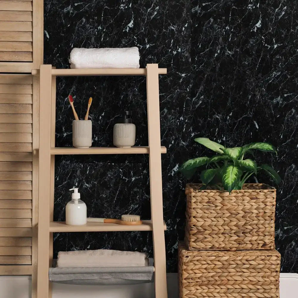 Black Marble Gloss 1m Wall Panel Bulk Buy - Pack of 6, 8, 10 - Image 3
