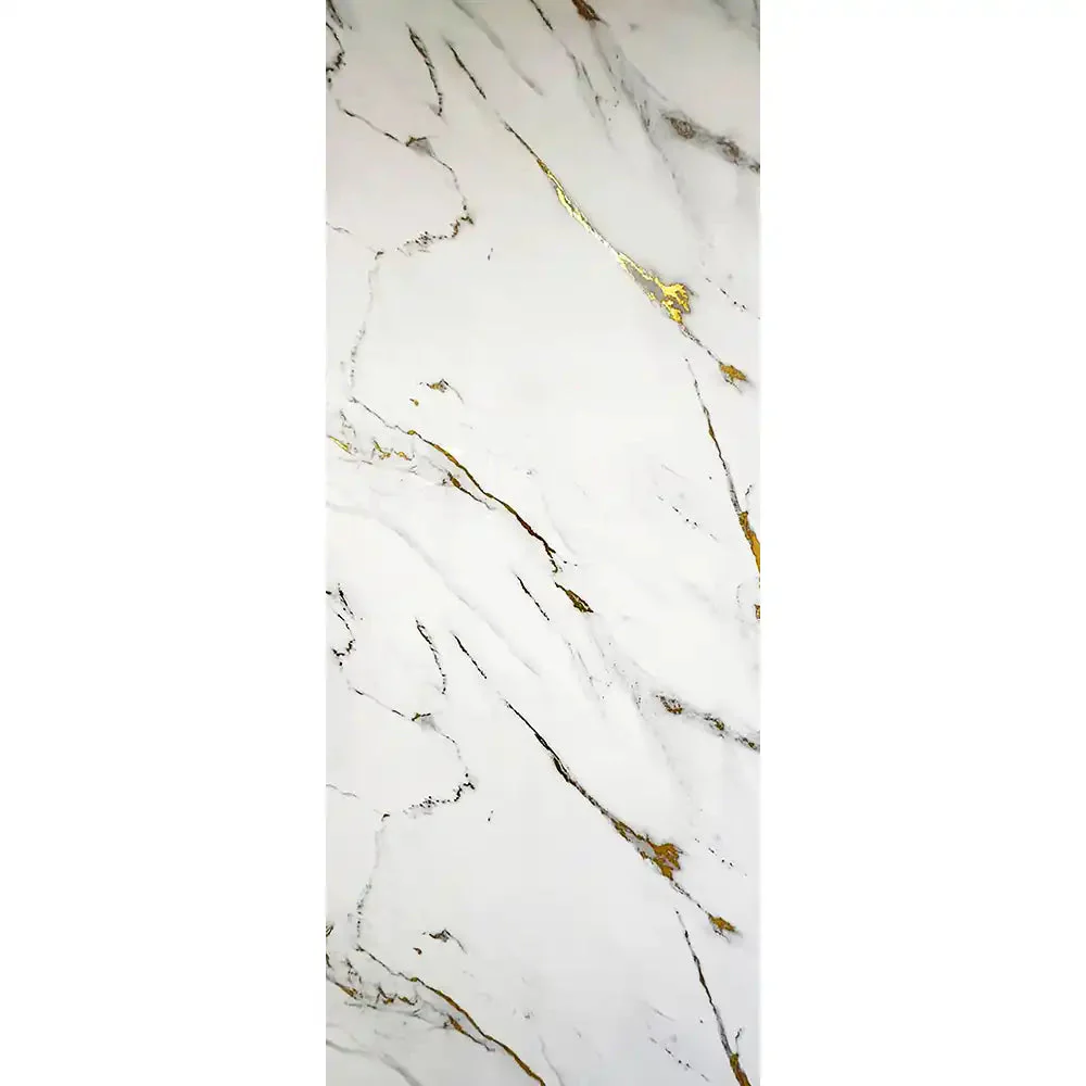 Carrara Gold Gloss Marble 1m Wall Panel Bulk Buy - Pack of 6, 8, 10 - Image 2