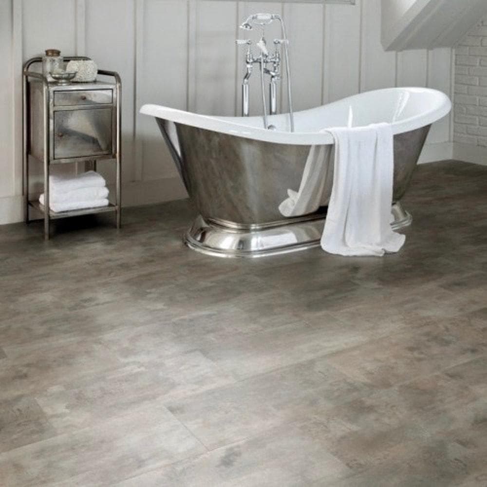 Staffa Graphite Concrete 31cm x 61cm Vinyl Click Tile - Image 3