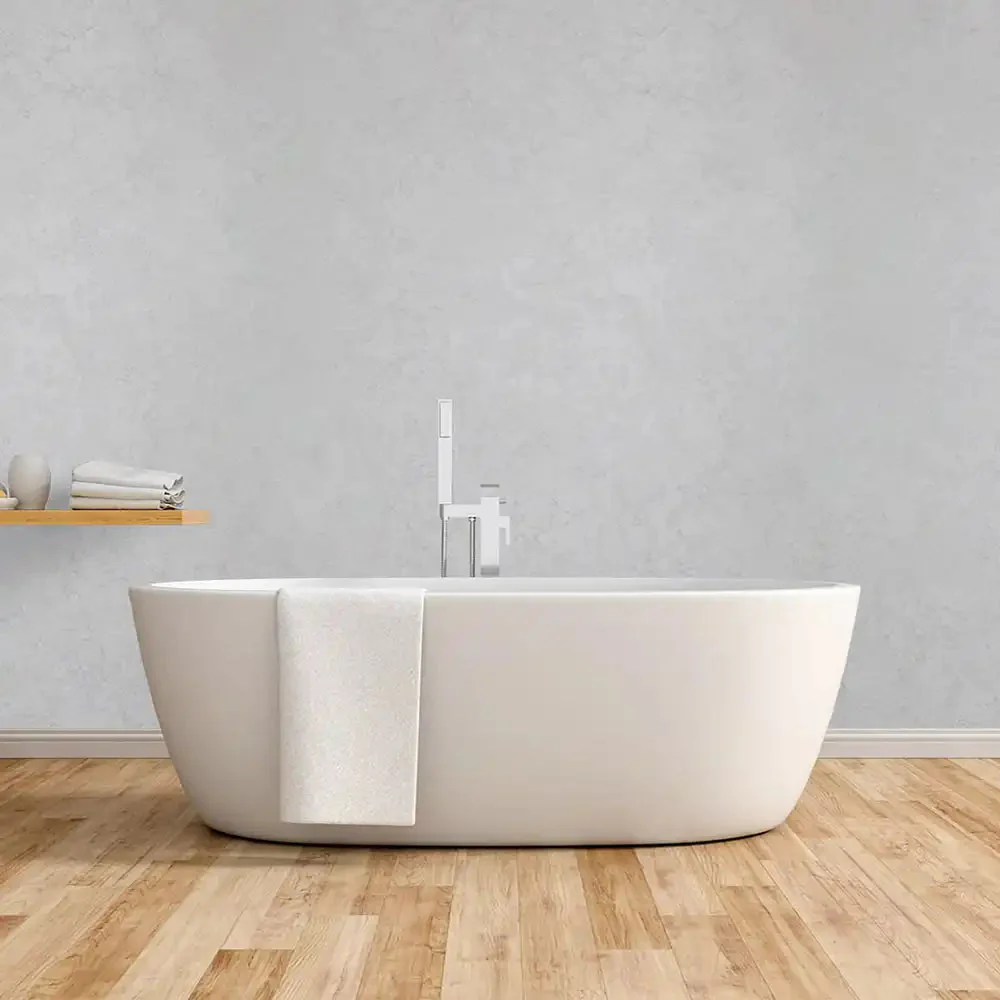 Concrete White 1m Wide Wall Panel