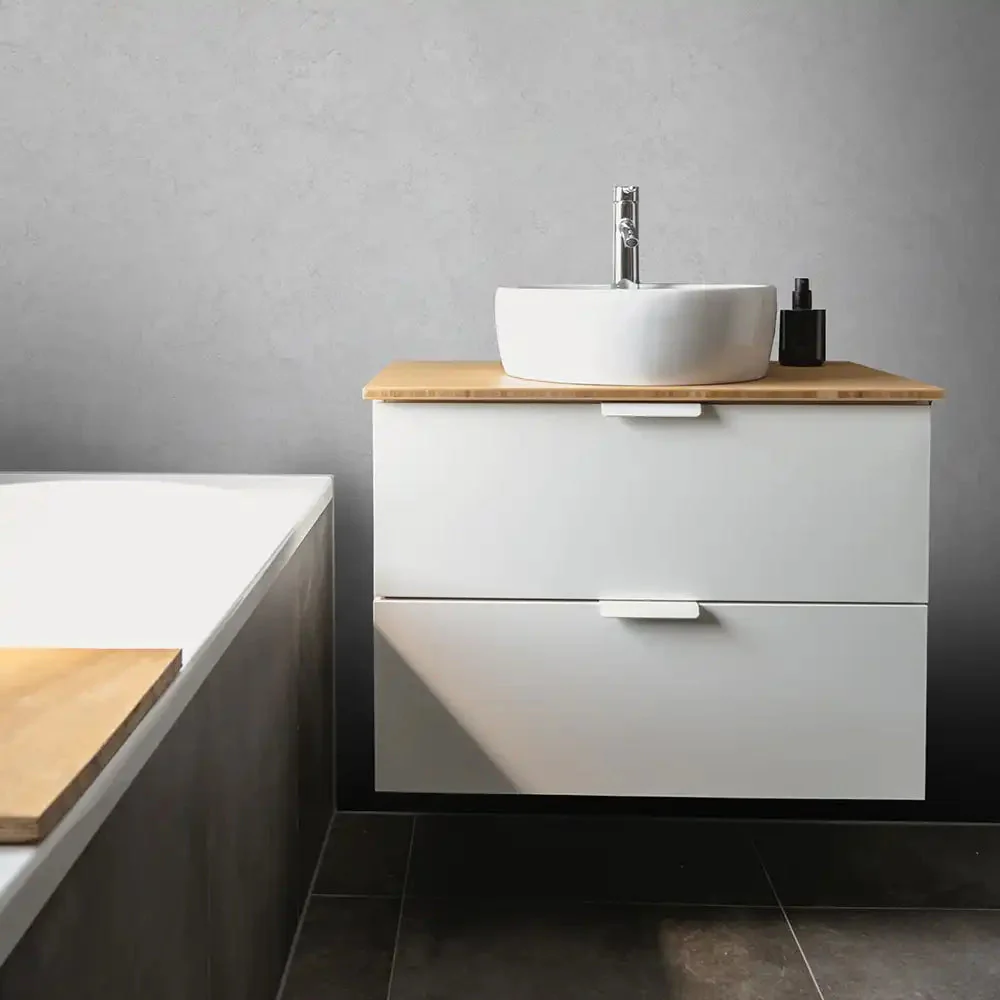 Concrete White 1m Wide Wall Panel - Image 4