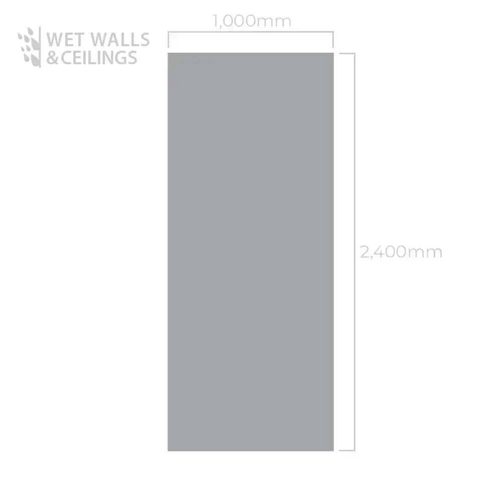 Concrete White 1m Wide Wall Panel - Image 6