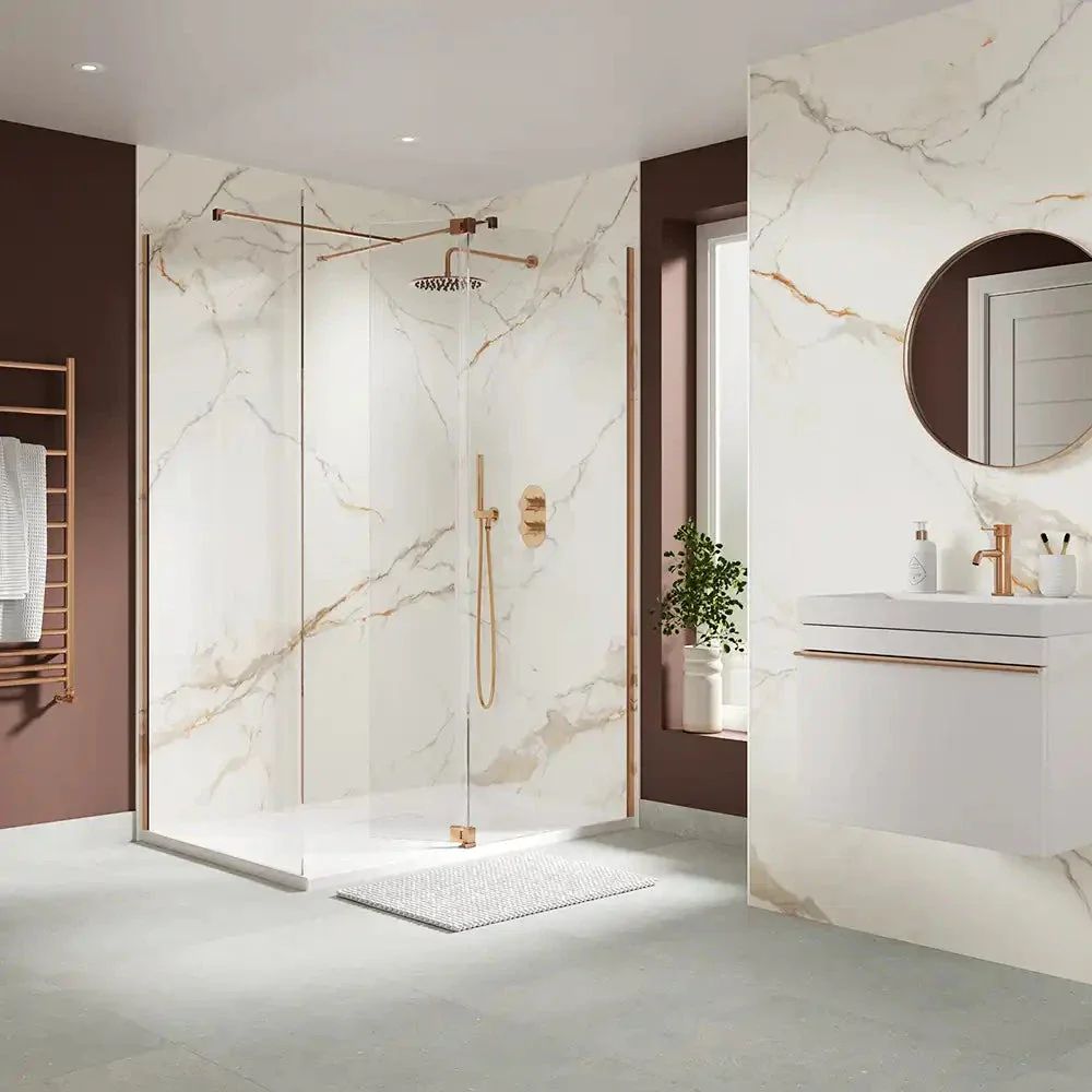 Corinthia Matt 950mm Solid Core Aqua Wall Panel