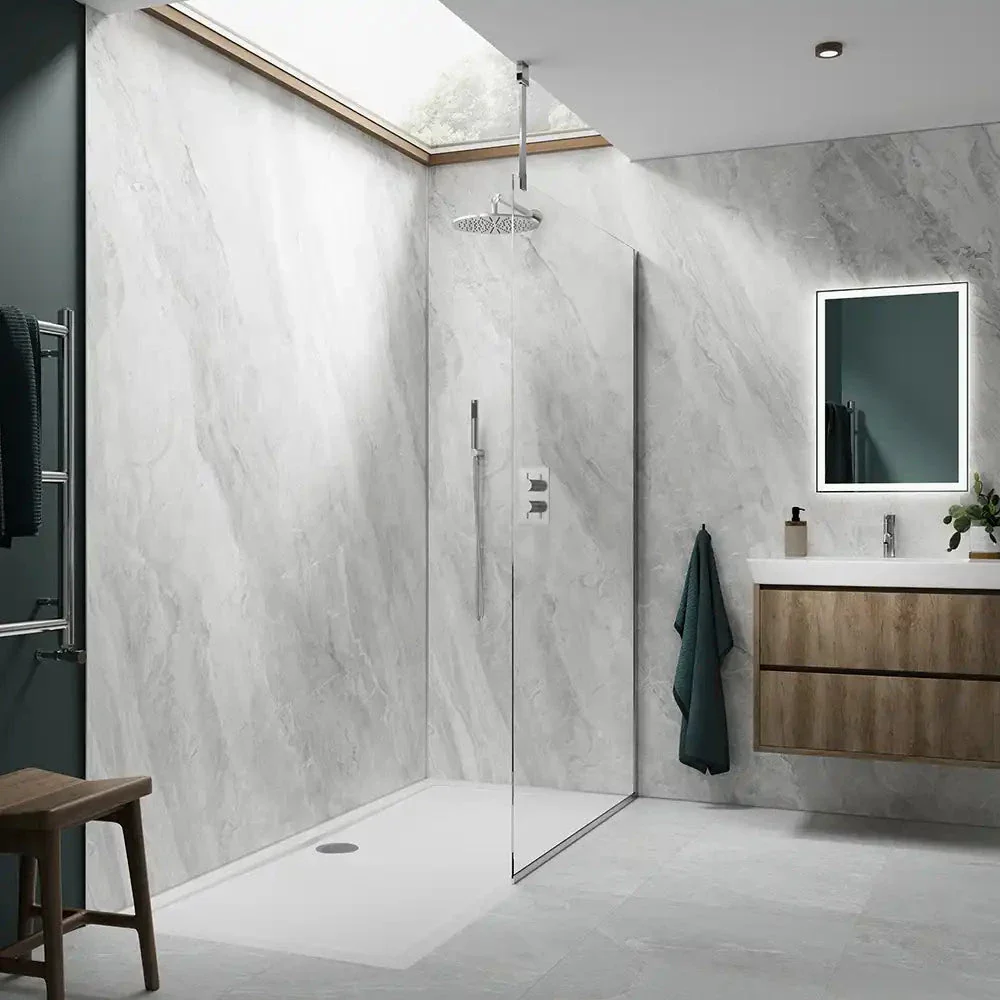 Elbrus Matt 950mm Solid Core Aqua Wall Panel