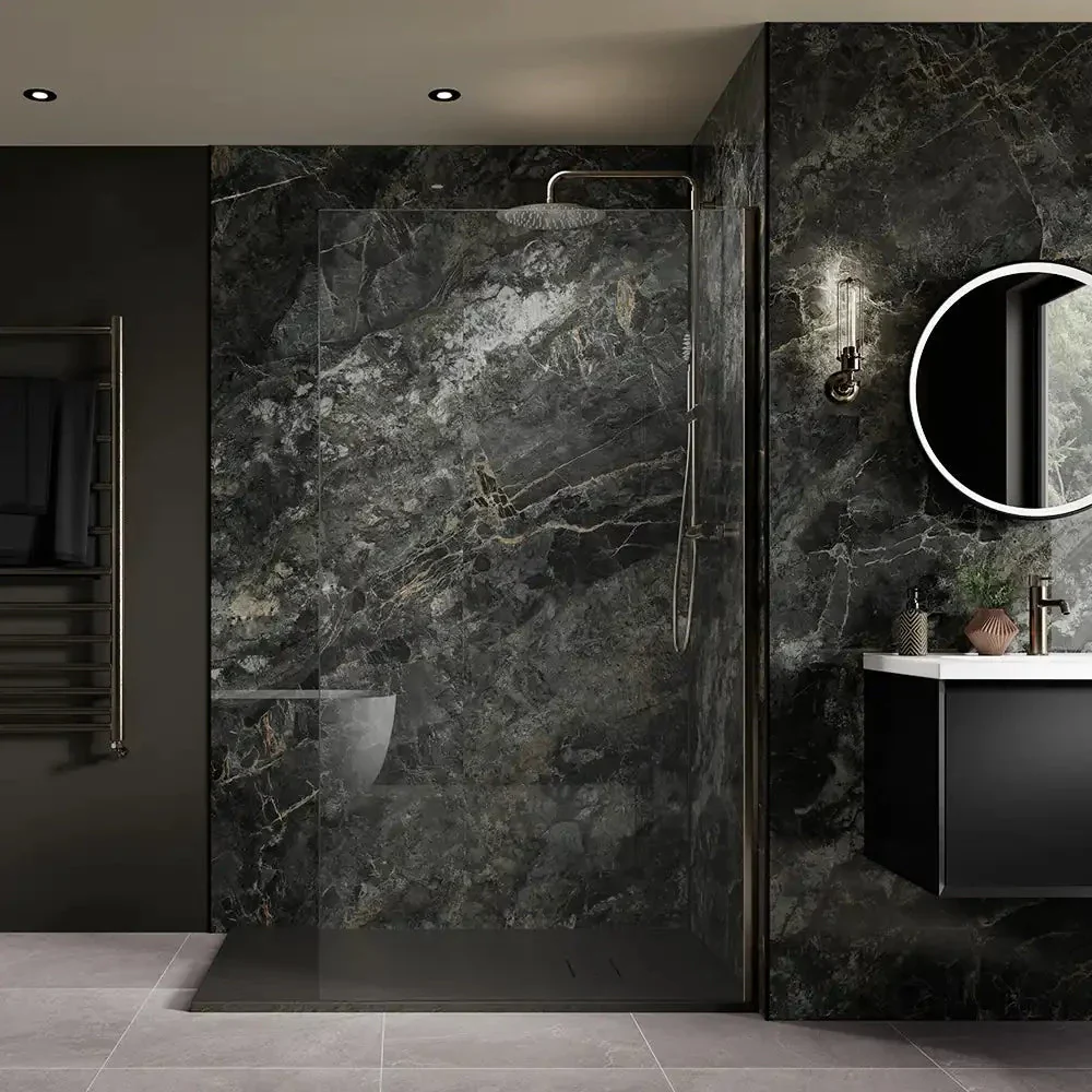 Galaxy Gloss 950mm Solid Core Aqua Wall Panel