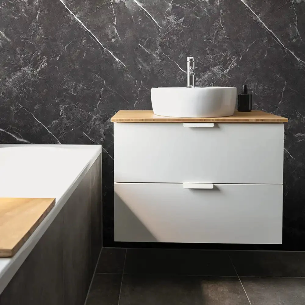 Graphite Quartz Matt 1m Wall Panel - Image 4